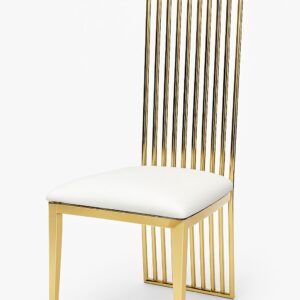 CAROLINE GOLD/WHITE CUSHION