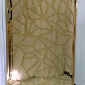 PRISM PARTITION GOLD AND GOLD