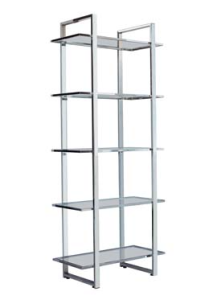 CHROME MODERN GENOA SHELF