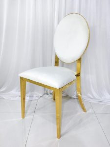 GOLD WHITE CHAIR