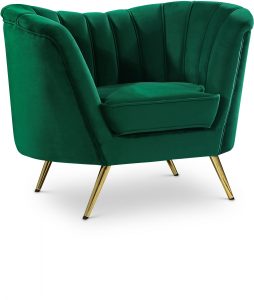 velvet chair